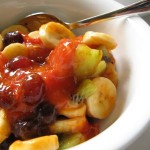 Persimmon fruit salad