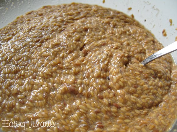 Flax cracker mix - thick but still spreadable
