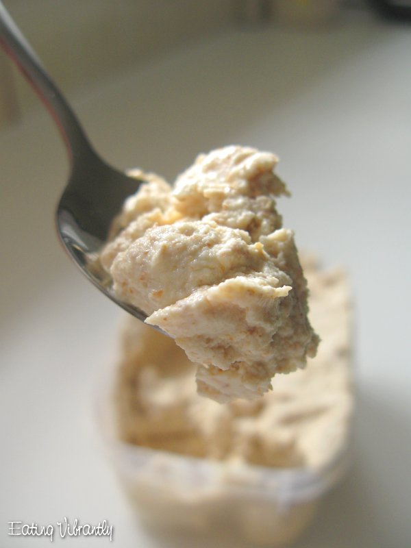 Raw Vegan Feta Cheese Spoon